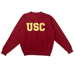 USC Trojan Basics Heritage Tackle Twill Fleece Sweatshirt